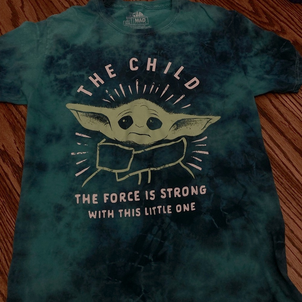 YODA short sleeve tie dye Star Wars unisex small